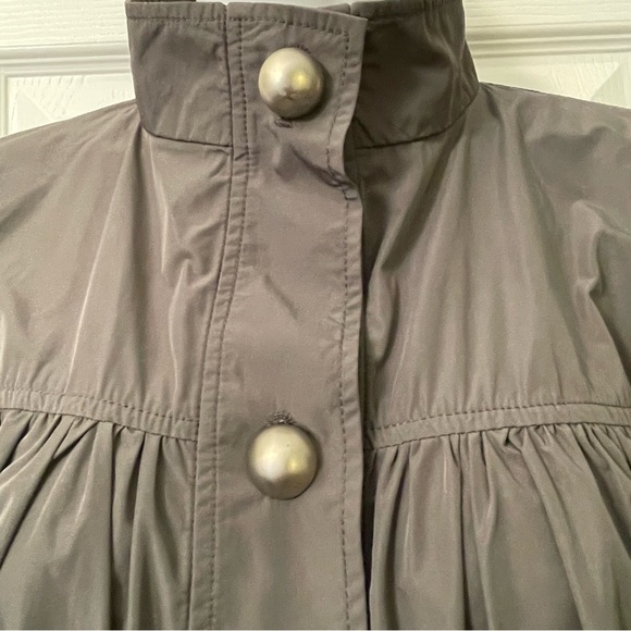 Stella McCartney Gray Belted Swing Jacket M - Picture 3 of 7